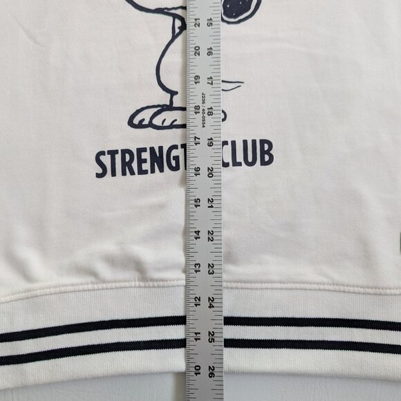 Snoopy Lightweight Men's Sweatshirt Size Small White - Picture 6 of 8